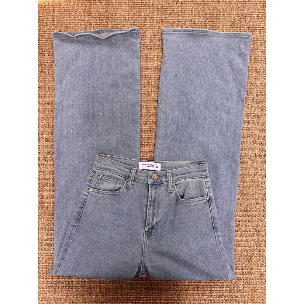 ๐ Just Black Denim Palazzo Jean | Size 26 | Light Wash - Picture 8 of 8